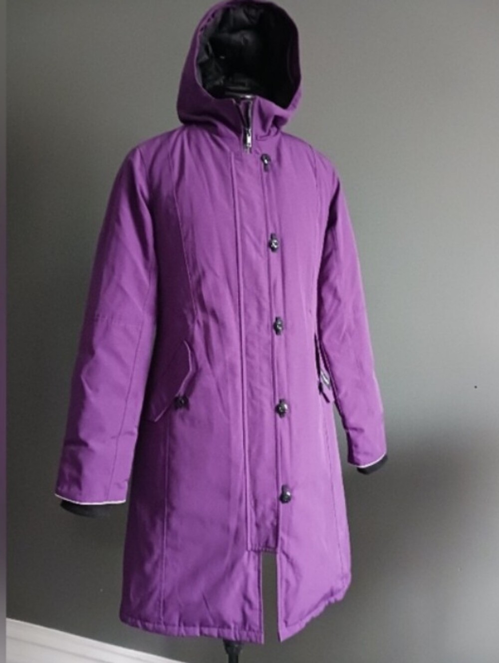 Canada Goose Brittania Purple Parka ,coat Size Girls XL/18/,women Size XS - Picture 2 of 16
